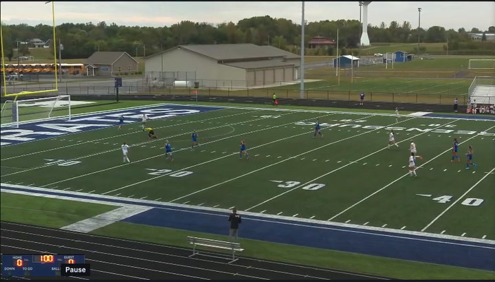 Speed breakaway round keeper goal